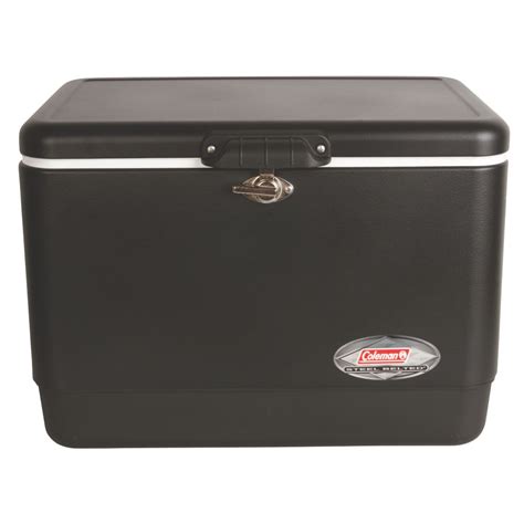 coleman american steel belted 54-quart cooler box uk|coleman retro metal cooler.